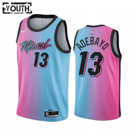 NBA Børn Trøje Miami Heat Bam Adebayo 13 2020-21 City Edition Swingman